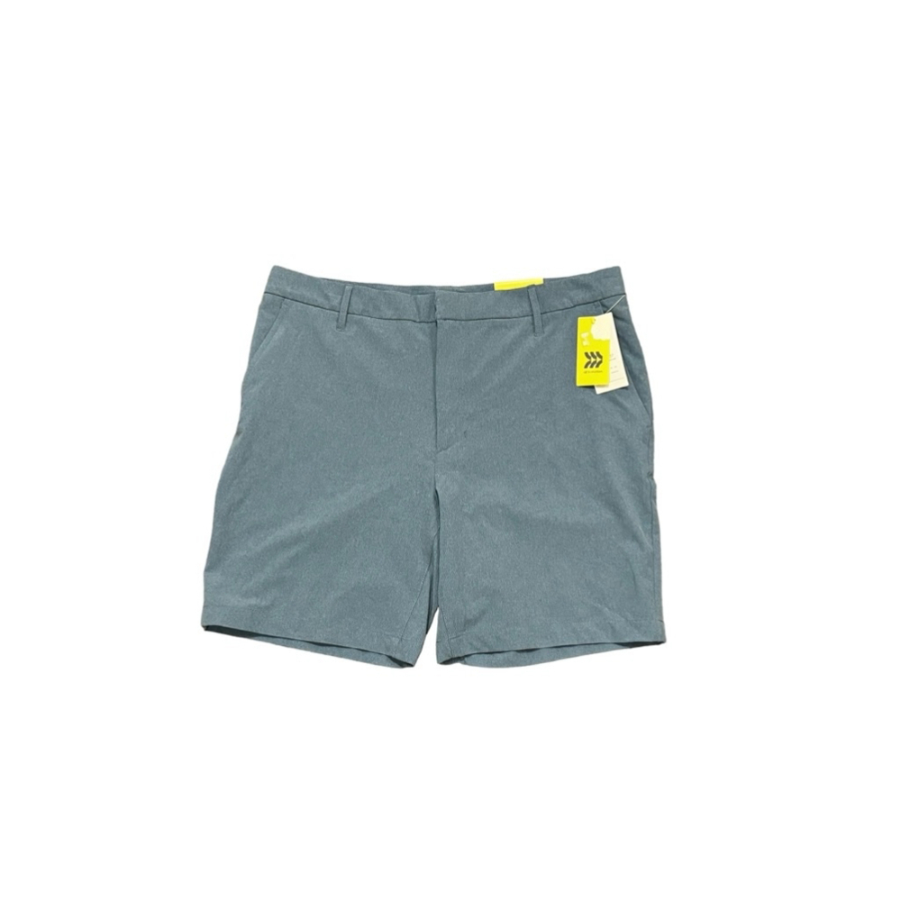 NWT All in Motion Men's Heather Blue/Gray Golf Shorts Size 38x10​​​​​ - Picture 3 of 10